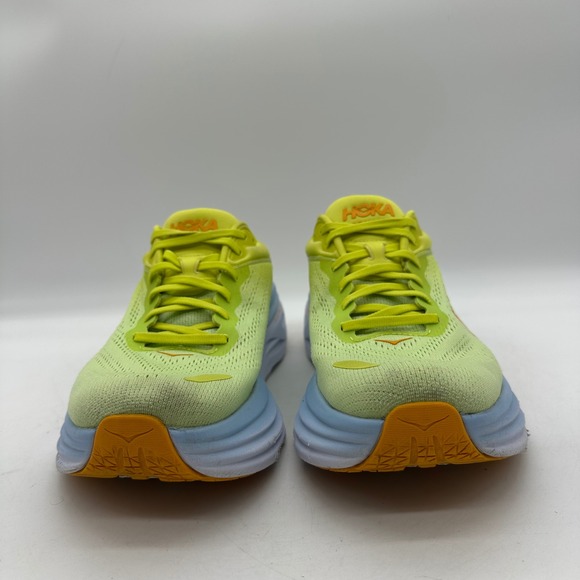 Hoka M Bondi 8 1123202 BEPM Mens Size‎ 11 D Vibrant Yellow / Blue Running Shoes main image 9